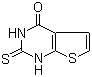 2-硫酮-2,3-二氢噻吩并[2,3-d]嘧啶-4(1H)-酮分子结构 (CAS 117516-97-9)