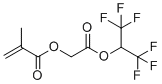 2-氧代-2-[2,2,2-三氟-1-(三氟甲基)乙氧基]乙基异丁烯酸酯分子结构 (CAS 1176273-30-5)