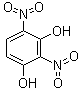 2,4-二亚硝基-1,3-苯二酚分子结构 (CAS 118-02-5)
