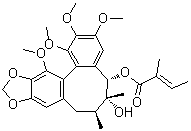 鹤庆五味子素 B分子结构 (CAS 1181216-84-1)