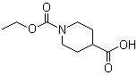 1-(乙氧基羰基)哌啶-4-甲酸分子结构 (CAS 118133-15-6)