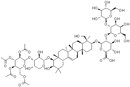 Soyasaponin Ab molecular structure (CAS 118194-13-1)