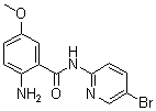 2-Amino-N-(5-bromo-2-pyridinyl)-5-methoxybenzamide molecular structure (CAS 1183630-61-6)