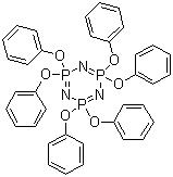 苯氧基环磷腈分子结构 (CAS 1184-10-7)