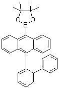 2-(10-[1,1'-联苯]-2-基-9-蒽基)-4,4,5,5-四甲基-1,3,2-二氧硼杂环戊烷分子结构 (CAS 1184301-61-8)