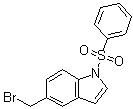 5-(Bromomethyl)-1-(phenylsulfonyl)-1H-indole molecular structure (CAS 1184953-71-6)