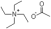 四乙基醋酸铵分子结构 (CAS 1185-59-7)