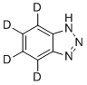 苯并三唑-d4分子结构 (CAS 1185072-03-0)