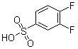 3,4-二氟苯磺酸分子结构 (CAS 1185115-56-3)