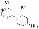 1-(6-Chloro-4-pyrimidinyl)-4-piperidinamine hydrochloride molecular structure (CAS 1185307-78-1)