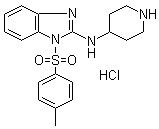 1-[(4-甲基苯基)磺酰基]-N-4-哌啶基-1H-苯并咪唑-2-胺盐酸盐分子结构 (CAS 1185309-92-5)