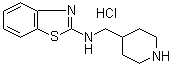N-(4-Piperidinylmethyl)-2-benzothiazolamine hydrochloride molecular structure (CAS 1185310-43-3)