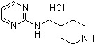 N-(4-哌啶基甲基)-2-嘧啶胺盐酸盐分子结构 (CAS 1185314-62-8)