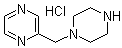2-(1-Piperazinylmethyl)pyrazine hydrochloride molecular structure (CAS 1185320-09-5)