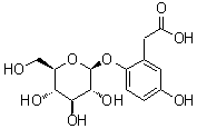 榼藤子苷分子结构 (CAS 118555-82-1)