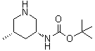 rel-N-[(3R,5S)-5-Methyl-3-piperidinyl]carbamic acid 1,1-dimethylethyl ester molecular structure (CAS 1187055-56-6)