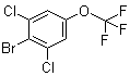 2-溴-1,3-二氯-5-(三氟甲氧基)苯分子结构 (CAS 118754-55-5)