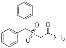 2-(二苯甲基磺酰基)乙酰胺分子结构 (CAS 118779-53-6)