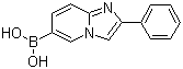 2-Phenylimidazo[1,2-a]pyridine-6-boronic acid molecular structure (CAS 1187822-25-8)