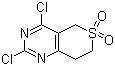 2,4-Dichloro-7,8-dihydro-5H-thiopyrano[4,3-d]pyrimidine 6,6-dioxide molecular structure (CAS 1187830-50-7)