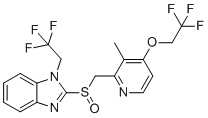 兰索拉唑N-三氟乙基杂质分子结构 (CAS 1187926-84-6)