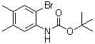 tert-Butyl (2-bromo-4,5-dimethylphenyl)carbamate molecular structure (CAS 1187926-96-0)
