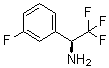 (alphaS)-3-氟-alpha-(三氟甲基)苯甲胺分子结构 (CAS 1187931-53-8)