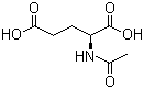 N-乙酰-L-谷氨酰胺分子结构 (CAS 1188-37-0)