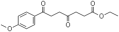 4,7-二氧代-7-(4-甲氧基苯基)庚酸乙酯分子结构 (CAS 1188265-06-6)
