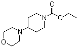 4-(4-吗啉基)-1-哌啶羧酸乙酯分子结构 (CAS 1188331-39-6)
