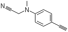 2-[(4-乙炔基苯基)甲基氨基]乙腈分子结构 (CAS 1190129-79-3)