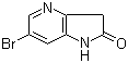 6-Bromo-4-aza-2-oxindole molecular structure (CAS 1190319-62-0)