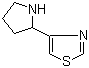 4-(吡咯烷-2-基)噻唑分子结构 (CAS 1190702-11-4)