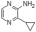 3-环丙基-2-吡嗪胺分子结构 (CAS 1190969-76-6)