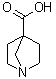 1-Azabicyclo[2.2.1]heptane-4-carboxylic acid molecular structure (CAS 119103-15-0)