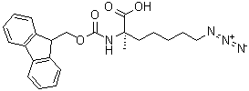 (2R)-7-Azido-2-[[(9H-fluoren-9-ylmethoxy)carbonyl]amino]-2-methylheptanoic acid molecular structure (CAS 1191429-12-5)