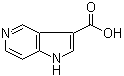 1H-吡咯并[3,2-c]吡啶-3-羧酸分子结构 (CAS 119248-43-0)