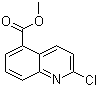 2-氯喹啉-5-羧酸甲酯分子结构 (CAS 1192569-38-2)