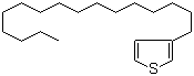 3-正十六烷基噻吩分子结构 (CAS 119269-24-8)