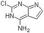 2-氯-7H-吡咯并[2,3-d]嘧啶-4-胺分子结构 (CAS 1192711-88-8)