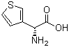 D-(-)-3-噻吩基甘氨酸分子结构 (CAS 1194-86-1)