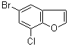 5-Bromo-7-chlorobenzofuran molecular structure (CAS 1194375-29-5)