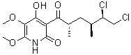 抗癣青霉素 A 5分子结构 (CAS 119509-24-9)