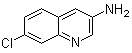 7-Chloro-3-quinolinamine molecular structure (CAS 1195710-15-6)