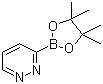 哒嗪-3-硼酸频哪醇酯分子结构 (CAS 1197172-06-7)