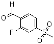 2-Fluoro-4-(methylsulfonyl)benzaldehyde molecular structure (CAS 1197193-11-5)
