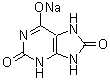尿酸钠分子结构 (CAS 1198-77-2)
