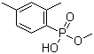P-(2,4-二甲基苯基)膦酸单甲酯分子结构 (CAS 1198089-62-1)