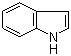 Indole molecular structure (CAS 120-72-9)