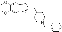 1-Benzyl-4-(5,6-dimethoxy-1H-2-indenylmethyl)piperidine molecular structure (CAS 120013-45-8)